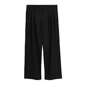 Sunflower Wide Pleated Trouser schwarz