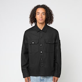 C. P. Company Overshirt In Felt schwarz