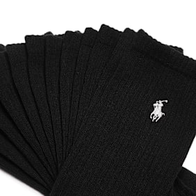 Polo Ralph Lauren Crew Socks 6-Pack zwart