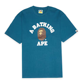 A Bathing Ape College Tee blau