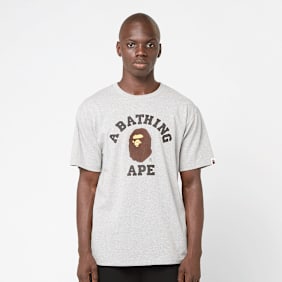 A Bathing Ape College Tee grau