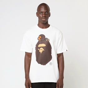A Bathing Ape Milo On Big Ape Tee weiß
