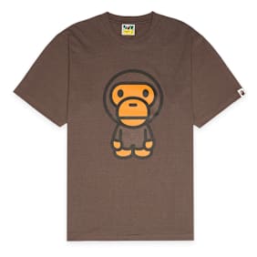 A Bathing Ape Big Baby Milo Tee braun