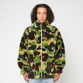 A Bathing Ape ABC Camo Metal One Point Boa Jacket M green