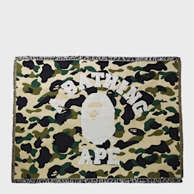 A Bathing Ape 1st Camo Jacquard Blanket M yellow