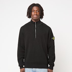 Stone Island Longsleeve Polo zwart