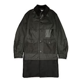 Junya Watanabe MAN Leather Coat black