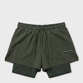 On x PAF Zero 2-in-1 Shorts green