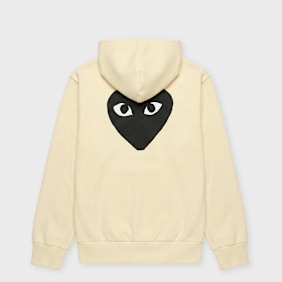 Comme des Garcons Play Play Big Heart Sweatshirt gelb