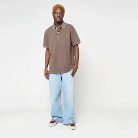 ERL Unisex Polo Tee Knit braun