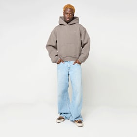 ERL Unisex Heathered Hoodie Knit brown