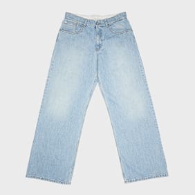 ERL Unisex Blue Jeans Woven blauw