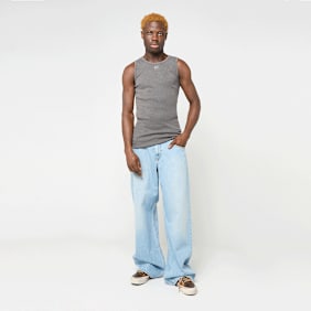 ERL Men Faded Black Tank Top Knit grijs