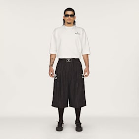adidas Originals x Willy Chavarria Pinstripe Short schwarz