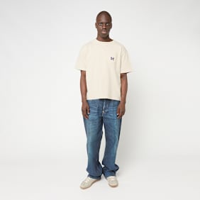 Needles Butterfly embroidered T-shirt beige