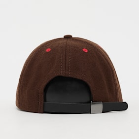 Brain Dead Flannel Classic Logohead 6 Panel Hat braun