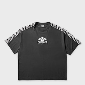 Umbro by Slam Jam Offence Defence Tape Tee schwarz