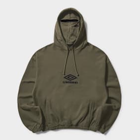 Umbro by Slam Jam Og Logo Mask Hoodie green
