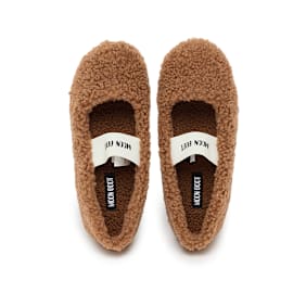Moon Boot Wmns Shearling Ballerina bruin