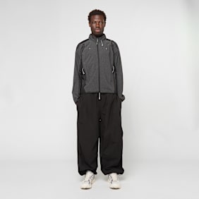 ROA Numb Pinstriped Hooded Wind Jacket schwarz