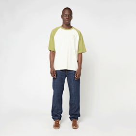 AMI PARIS SS Boxy Fit T-Shirt Ami De Coeur Knitted Patch beige