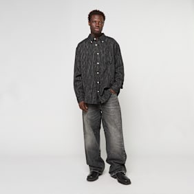 Sunflower Button Down Shirt schwarz
