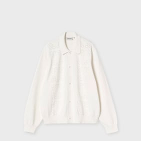 Carhartt WIP Wmns Signet Cardigan weiß