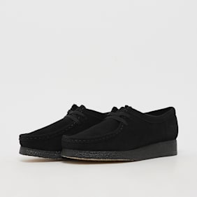 Clarks Wmns Wallabee schwarz