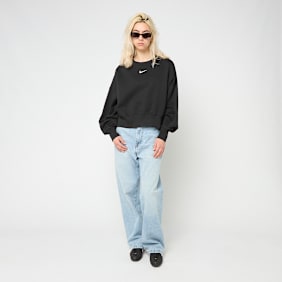 Nike Wmns Phoenix Fleece Crew schwarz