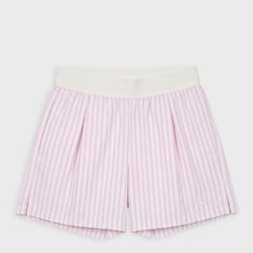 Nike   Wmns Woven Popelin Stripe Short light pink