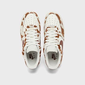 Nike   Wmns Air Force 1 '07 Low "Cow Print" brown