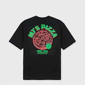 Jordan Pizza Graphic Crewneck T-Shirt black
