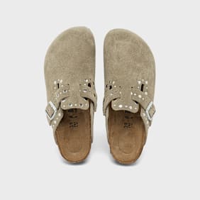 Birkenstock Boston Rivet LEVE (narrow) grey