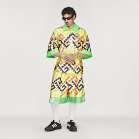 adidas Originals x Willy Chavarria AOP Goalkeeper Jersey geel