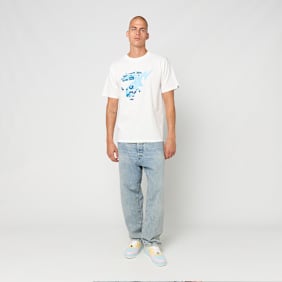 A Bathing Ape ABC Camo Ape Face Sta Tee M wit