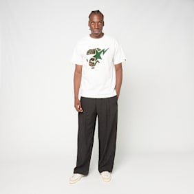 A Bathing Ape Glitch Woodland Camo Ape Face Sta Tee M weiß