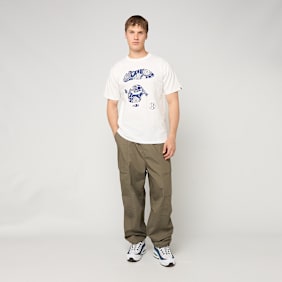 A Bathing Ape Japanese Indigo Art Camo Ape Face Tee weiß