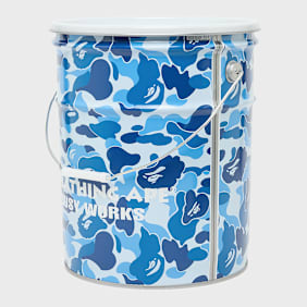 A Bathing Ape ABC Camo Steel Can Stool M blau