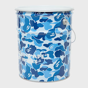A Bathing Ape ABC Camo Steel Can Stool M blau