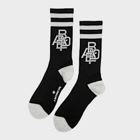 A Bathing Ape Ape Head Line Socks zwart