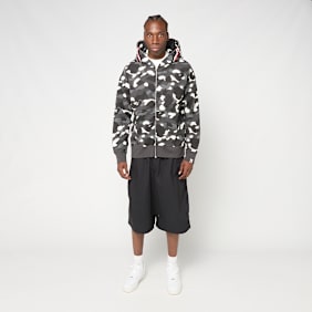 A Bathing Ape City Camo Shark Regular Fit Ful0l Zip Hoodie schwarz