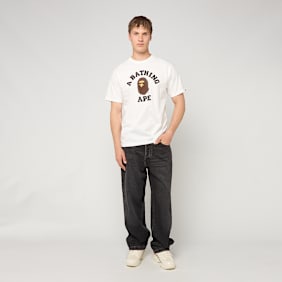 A Bathing Ape College Tee M weiß