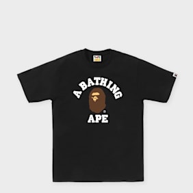 A Bathing Ape College Tee M black