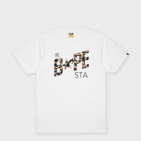 A Bathing Ape 1st Camo Bape Sta Tee M weiß