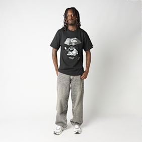 A Bathing Ape Multi Pixel Camo Mad Ape Face Tee schwarz