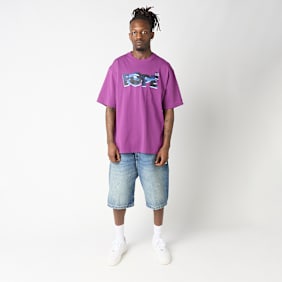 A Bathing Ape Color Camo Bape Logo Relaxed Fit Tee roze