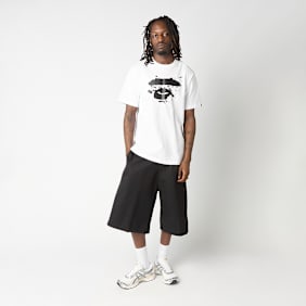 A Bathing Ape Graffiti Ape Face Tee weiß
