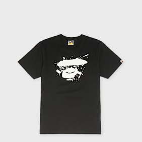 A Bathing Ape Graffiti Ape Face Tee schwarz
