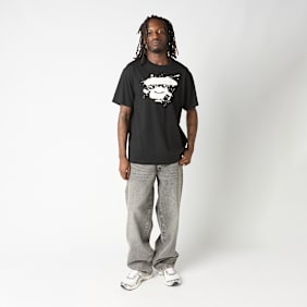 A Bathing Ape Graffiti Ape Face Tee schwarz