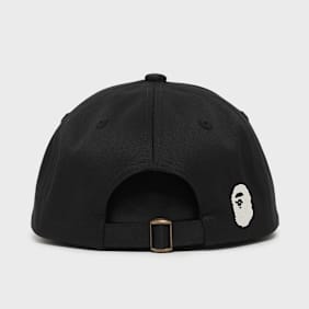 A Bathing Ape Logo Panel Cap schwarz